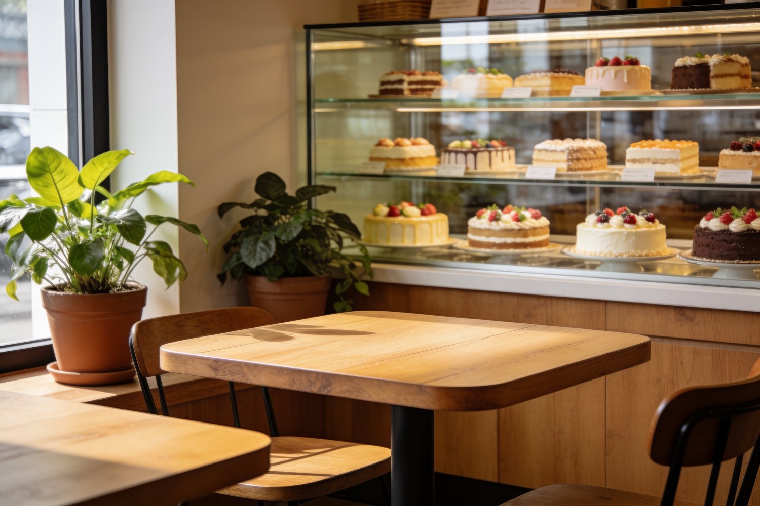 Inside the Happy Cake cafe in Sugar Land